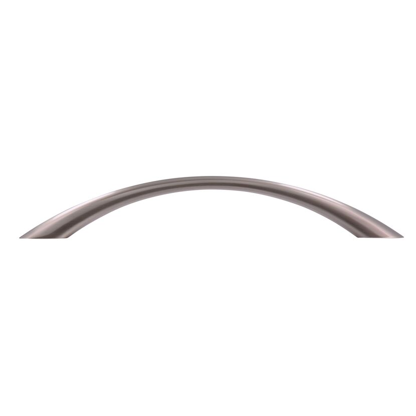 Bogenförmiger Möbelgriff aus Metall.