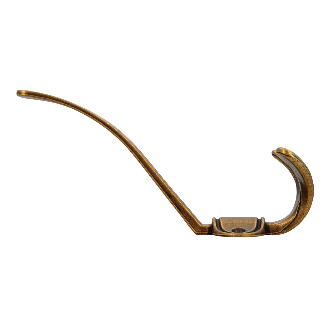 Altmessingfarbiger Wandhaken