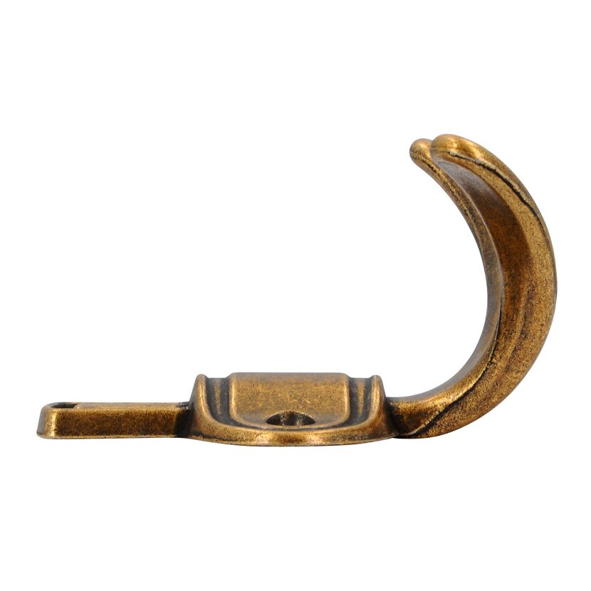 Messingfarbiger Wandhaken
