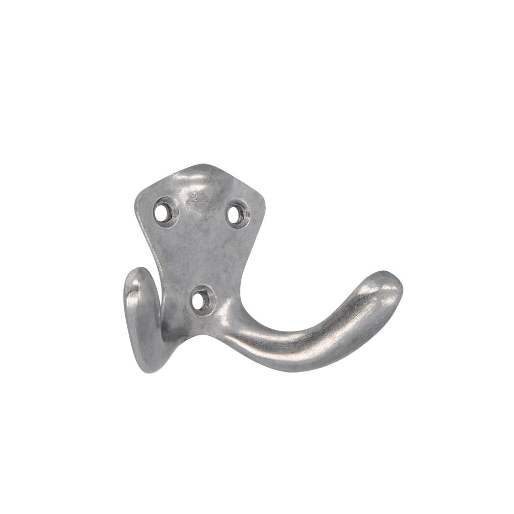 Wandhaken aluminiumfarben