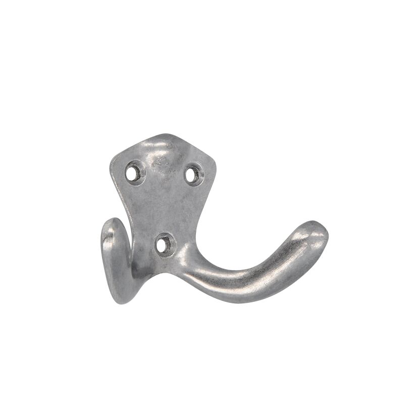 Wandhaken aluminiumfarben