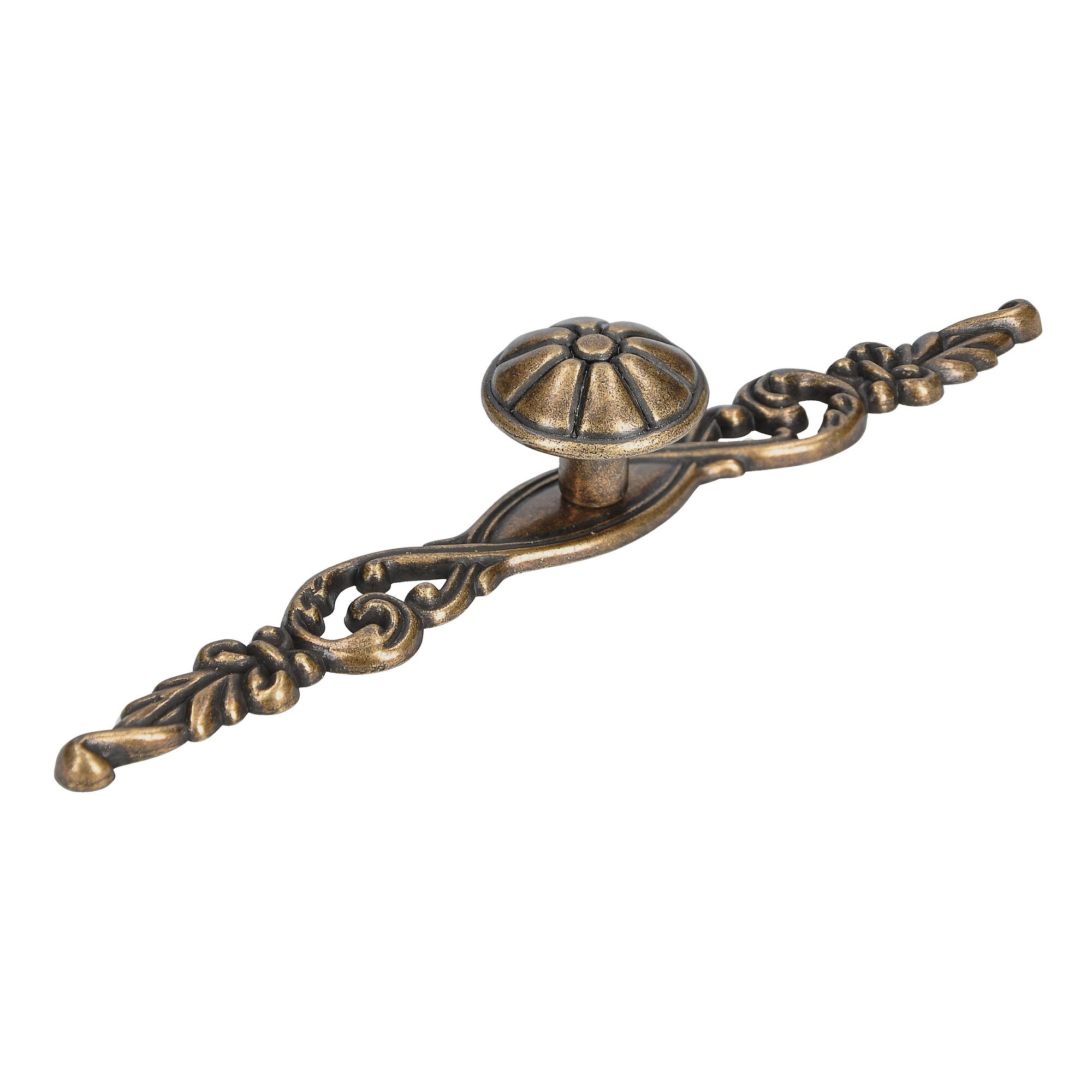 Messingfarbener Möbelknopf