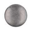 Runder Knopf in Altsilber