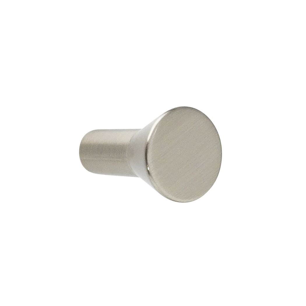 Kleiderhaken Knopf vernickelt
