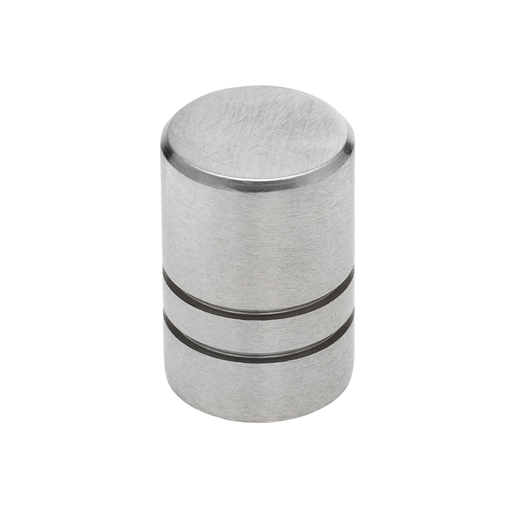 Metallfarbener Knopf