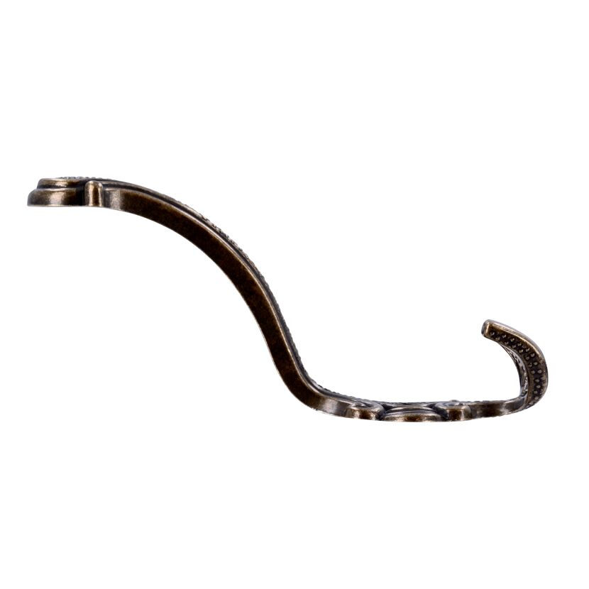 Altmessingfarbener Wandhaken