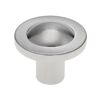 Metallfarbener Knopf