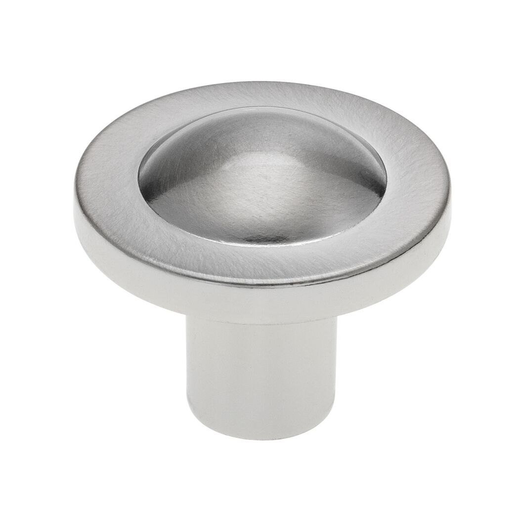 Metallfarbener Knopf