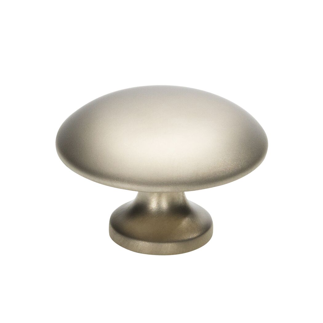 Runder Möbelknopf, Nickel matt