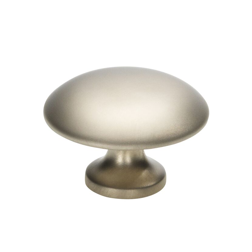 Runder Möbelknopf, Nickel matt