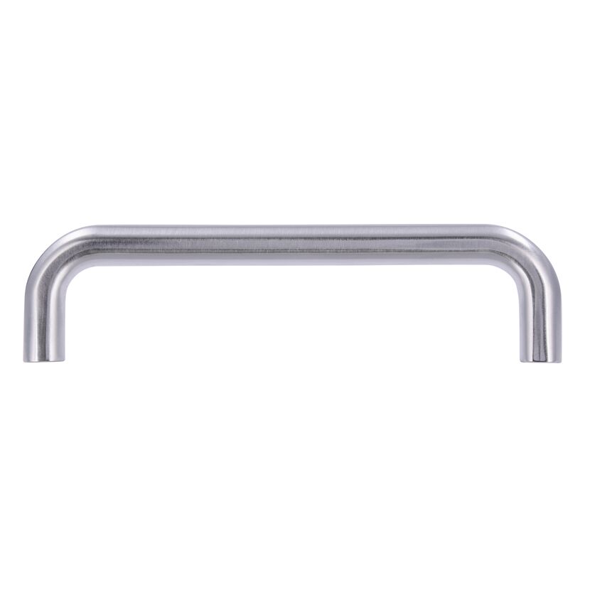 Metallgriff, verchromt, fein geschliffen.