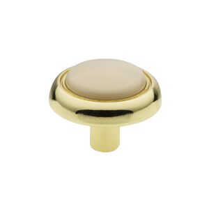 Möbelknopf golden/beige Ø 30 mm