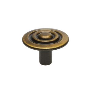 Möbelknopf altmessingfarben Ø 28 mm