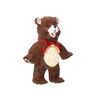 Brauner Teddybär mit roter Schleife