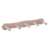 Garderobe aus Holz mit fünf Haken