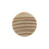 Runder Holzknopf aus Fichte, roh