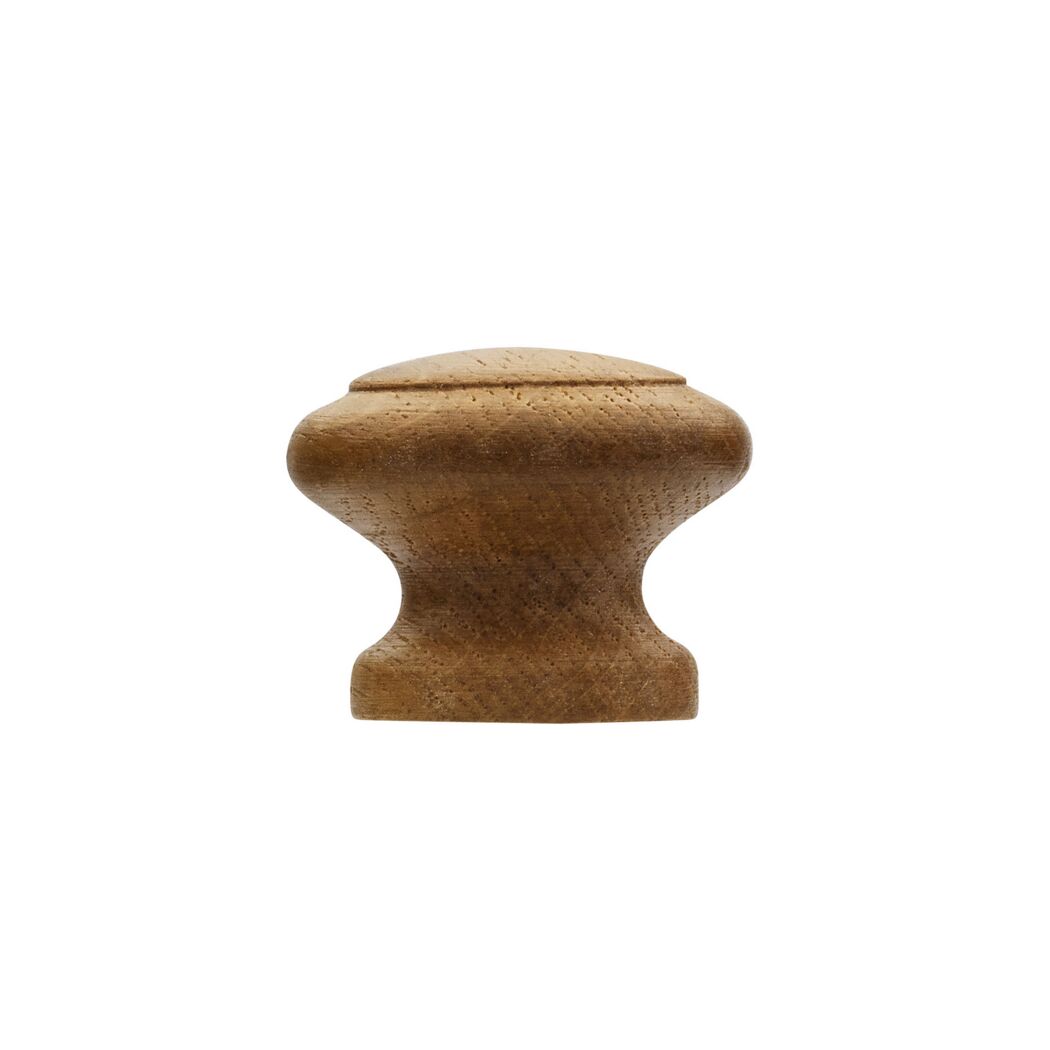 Runder Möbelknopf aus Holz.