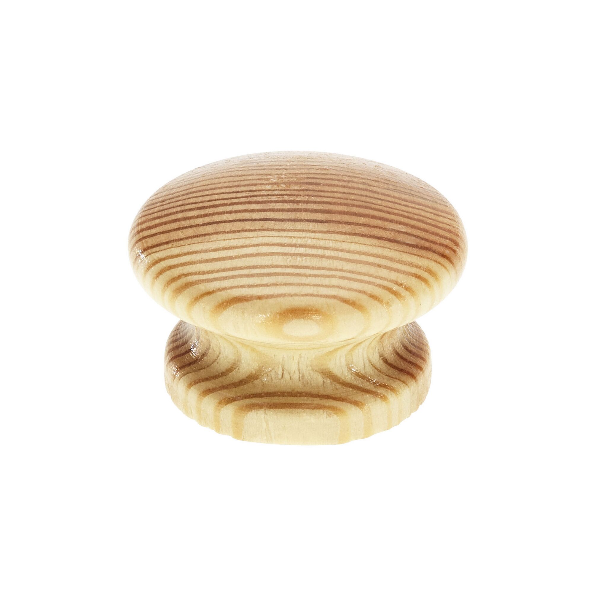 Runder Holzknopf aus Kiefer