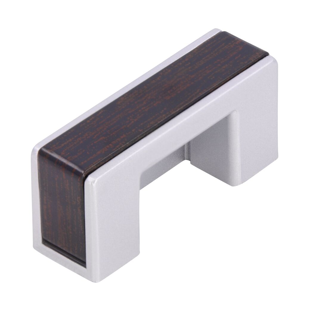 Möbelgriff Weissaluminium/Wenge