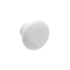 Verkleinertes Bild von Möbelknopf rund weiß