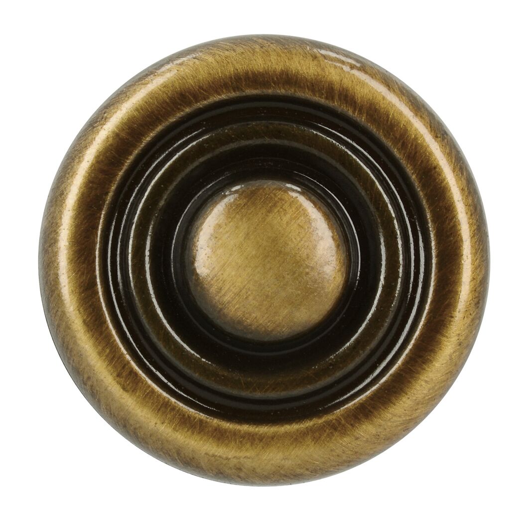 Runder Möbelknopf aus Messing