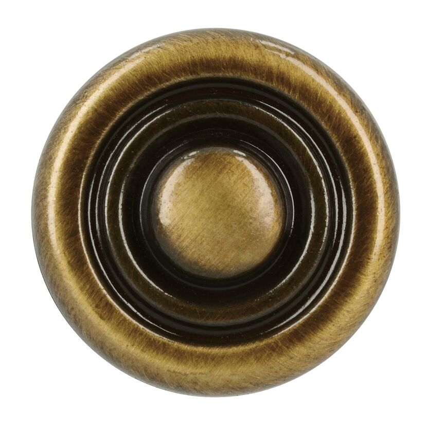 Runder Möbelknopf aus Messing