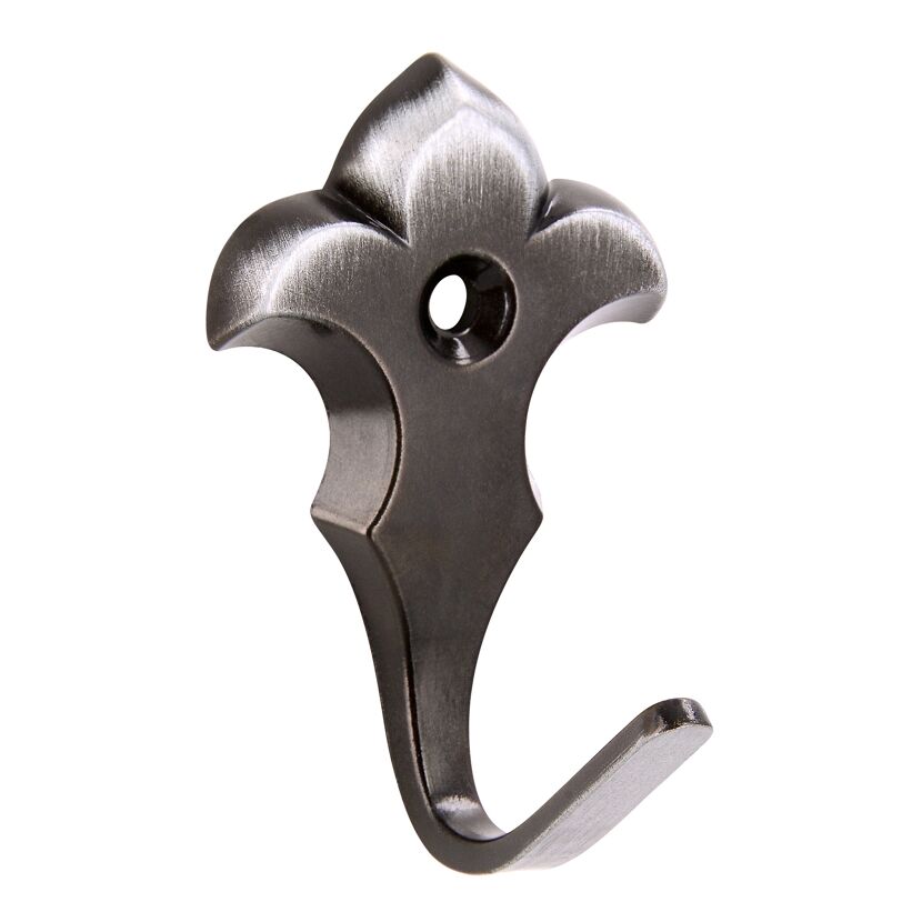 Schwarzer Wandhaken aus Metall