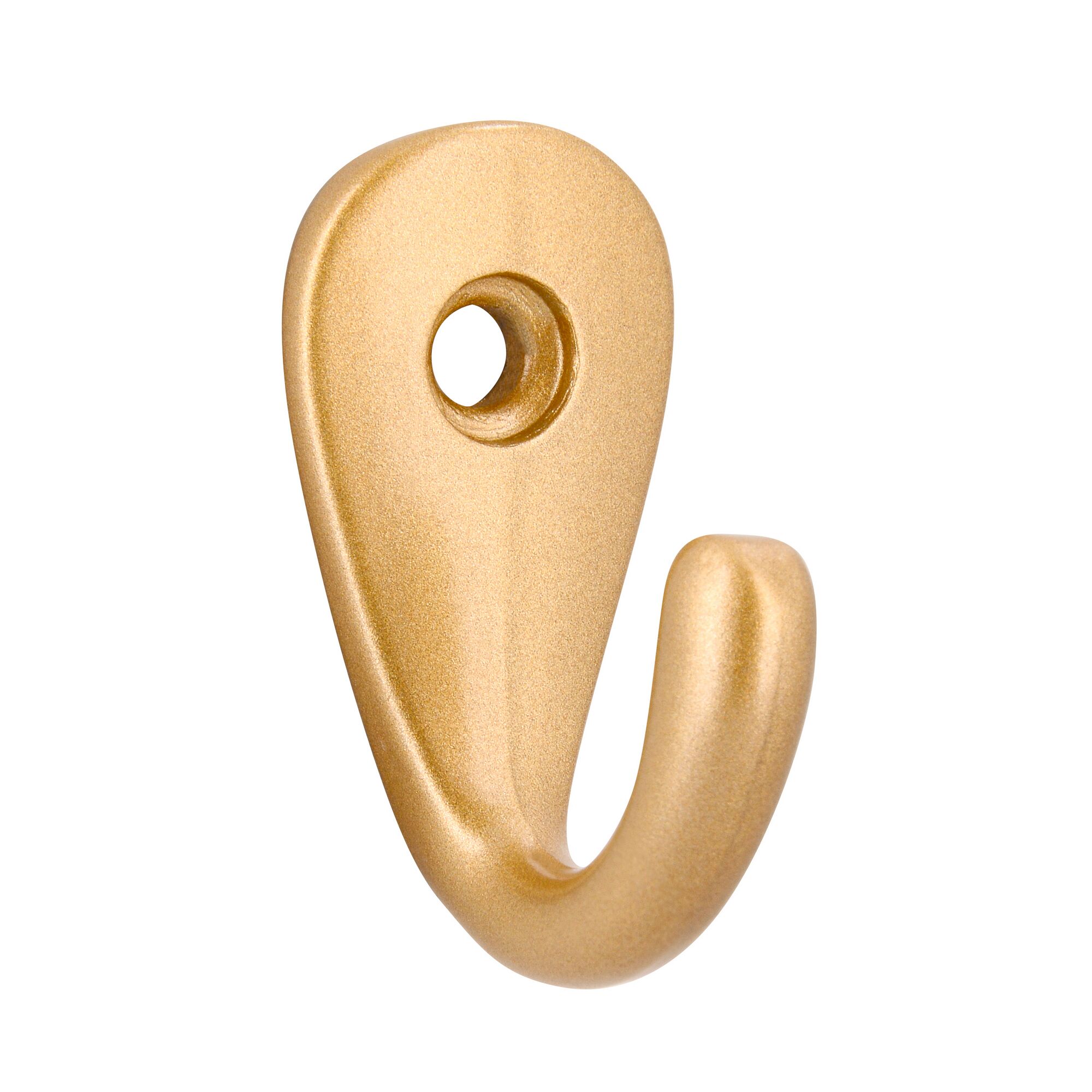 Goldfarbener Wandhaken