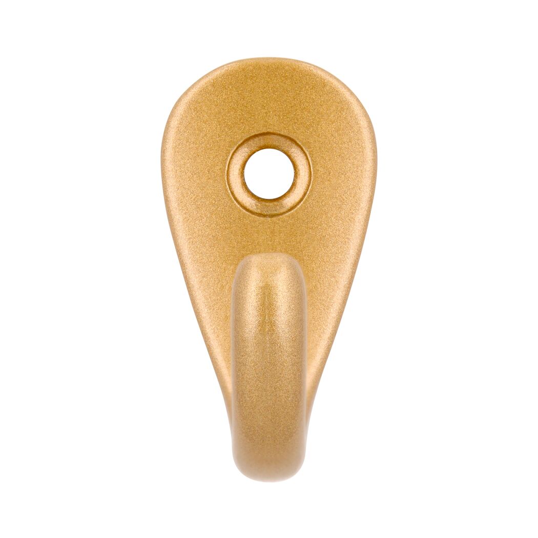Goldfarbener Wandhaken