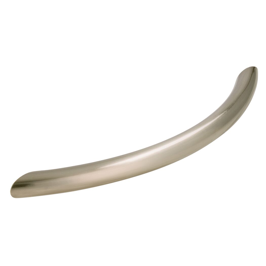Metallgriff, vernickelt, gebogen