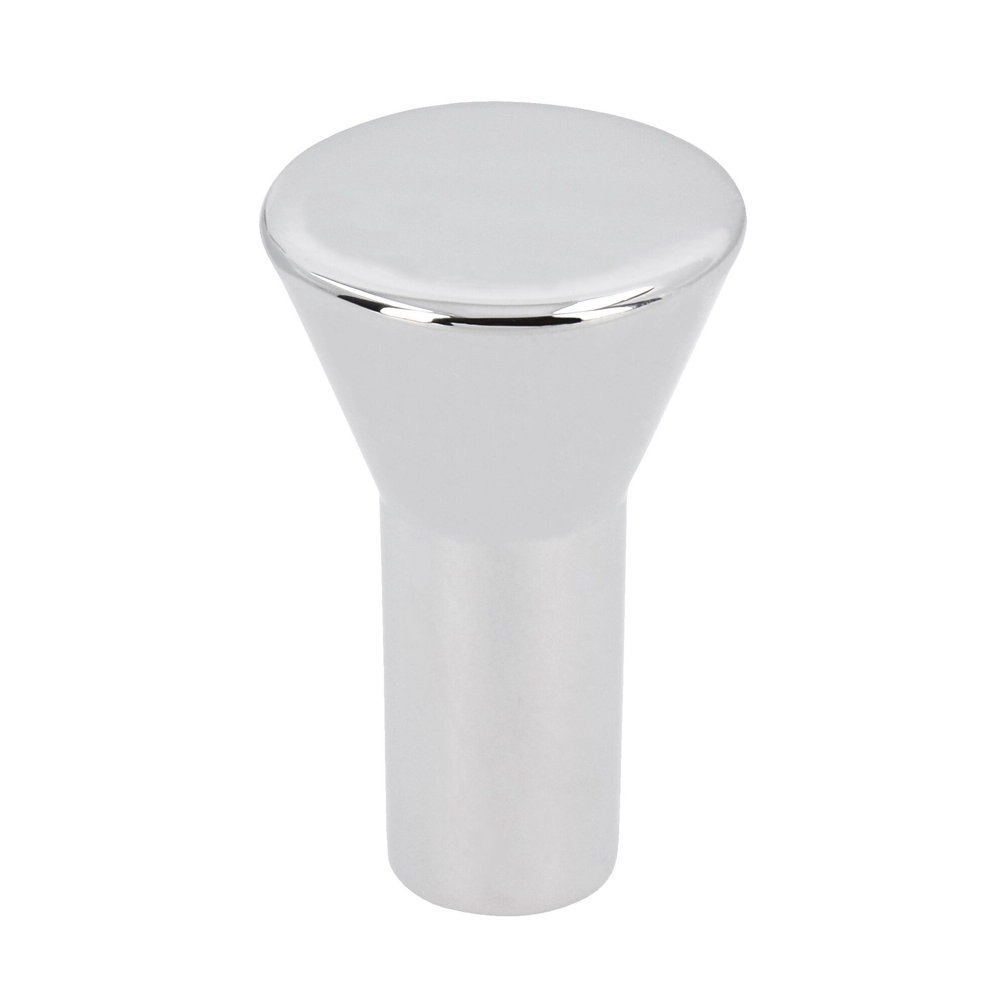 Chrom glänzender Möbelknopf