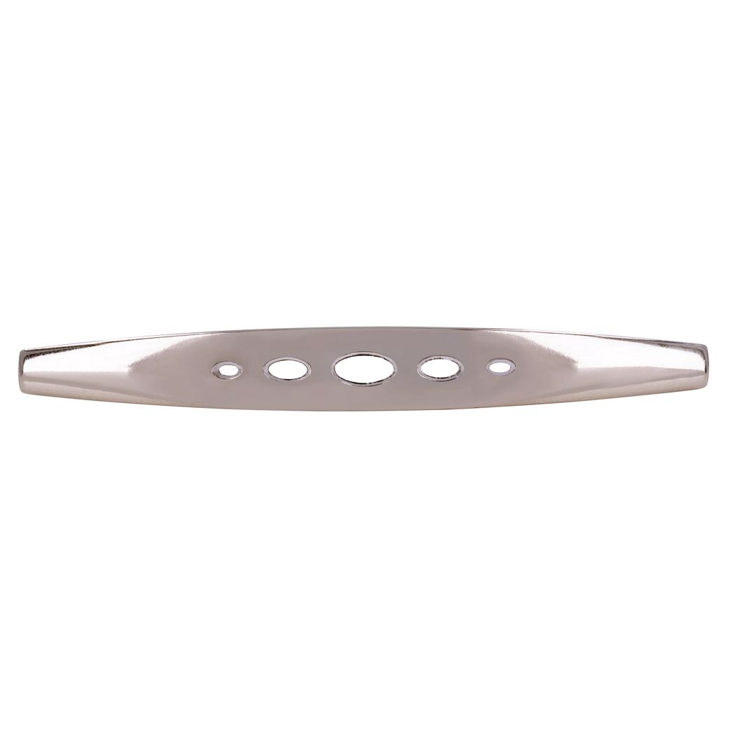 Metallgriff glänzend vernickelt mit vier Löchern