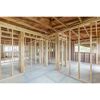 Rohbau eines Hauses mit Holzrahmen