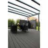 Überdachte Terrasse mit Essbereich