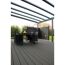 Überdachte Terrasse mit Essbereich