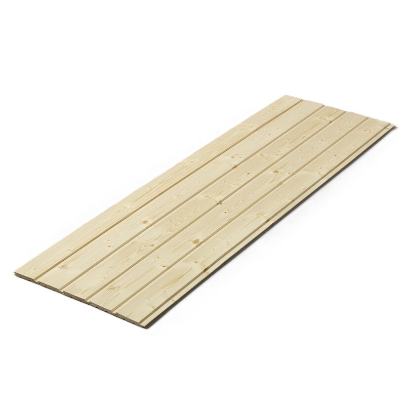 Profilholz 'Standard' Fichte/Tanne 1800 x 96 x 12,5 mm, B-Sortierung