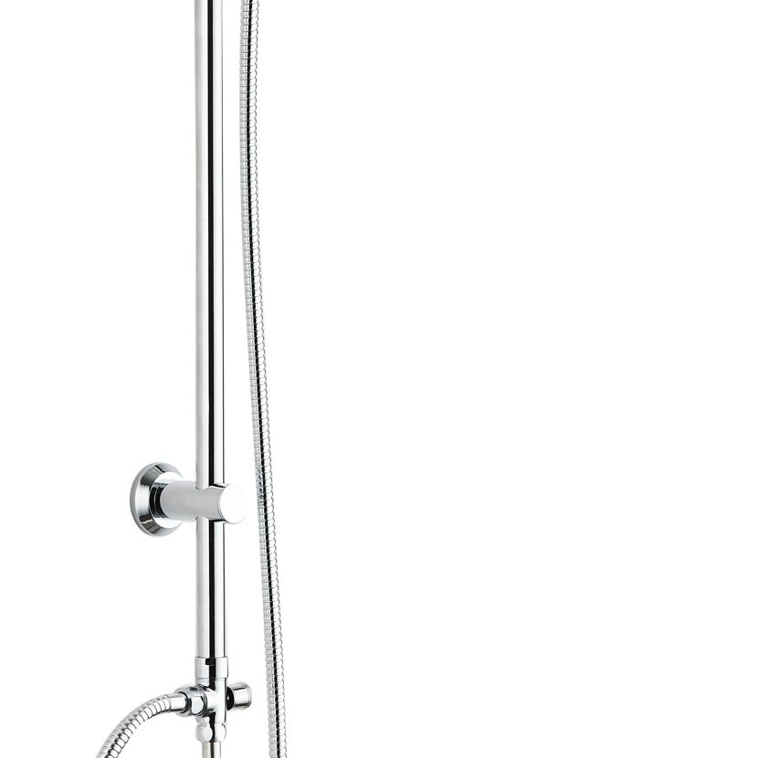Duschsäule 'Easy Energy' verchromt eckig 97 cm