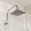Duschsäule 'Easy Energy' verchromt eckig 97 cm