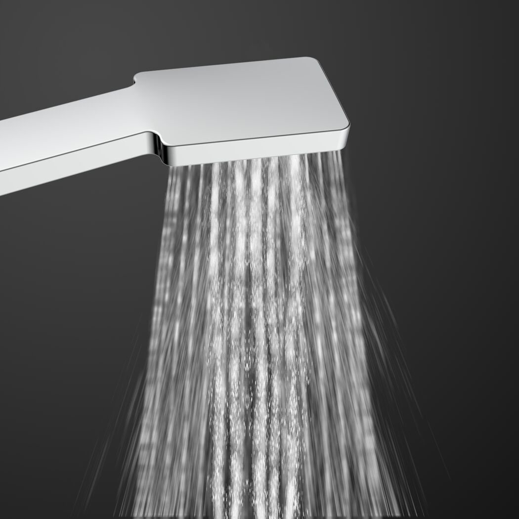 Duschsäule 'Easy Energy' verchromt eckig 97 cm