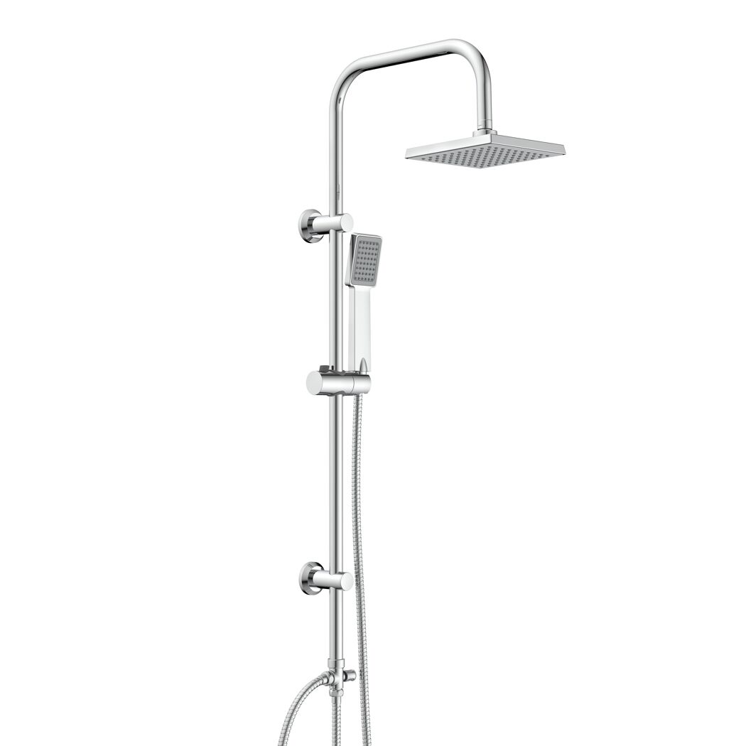 Duschsäule 'Easy Energy' verchromt eckig 97 cm