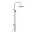 Duschsäule 'Easy Energy' verchromt eckig 97 cm