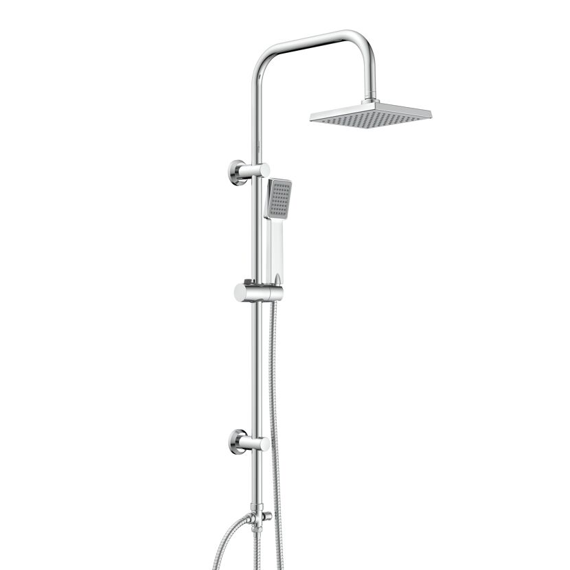 Duschsäule 'Easy Energy' verchromt eckig 97 cm