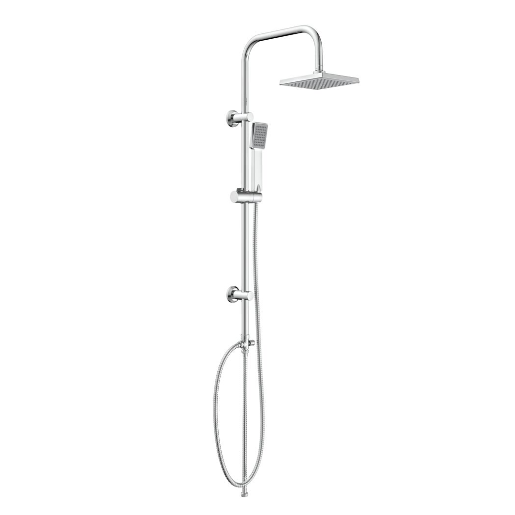 Duschsäule 'Easy Energy' verchromt eckig 97 cm