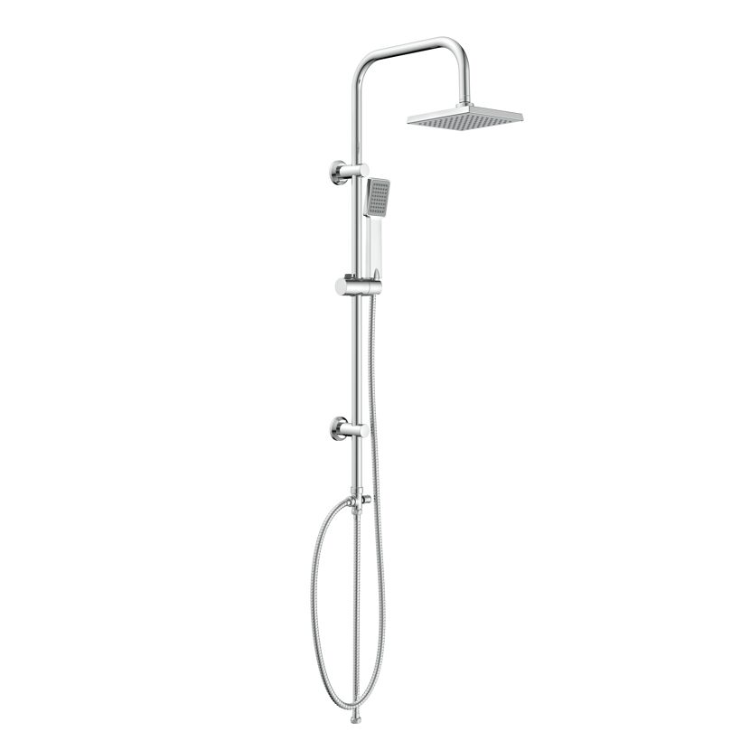 Duschsäule 'Easy Energy' verchromt eckig 97 cm