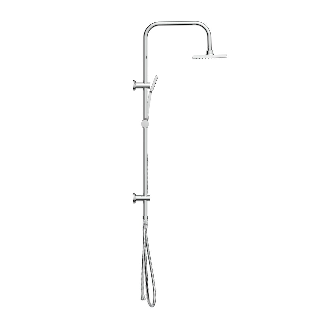 Duschsäule 'Easy Energy' verchromt eckig 97 cm