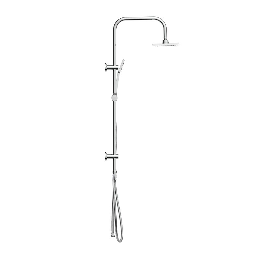 Duschsäule 'Easy Energy' verchromt eckig 97 cm