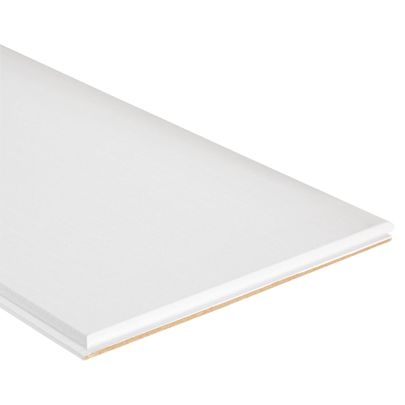 Weiße Wandpaneele Quadro Plus Leinenoptik
