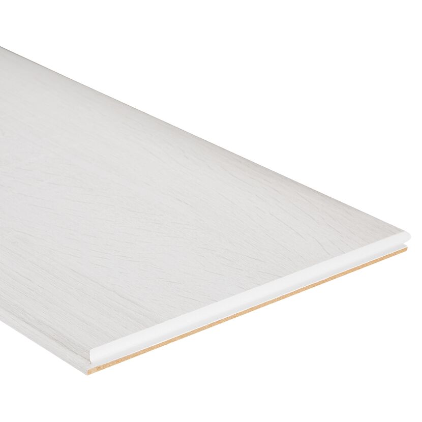 Weiße Wandpaneele Quadro Plus Leinenoptik