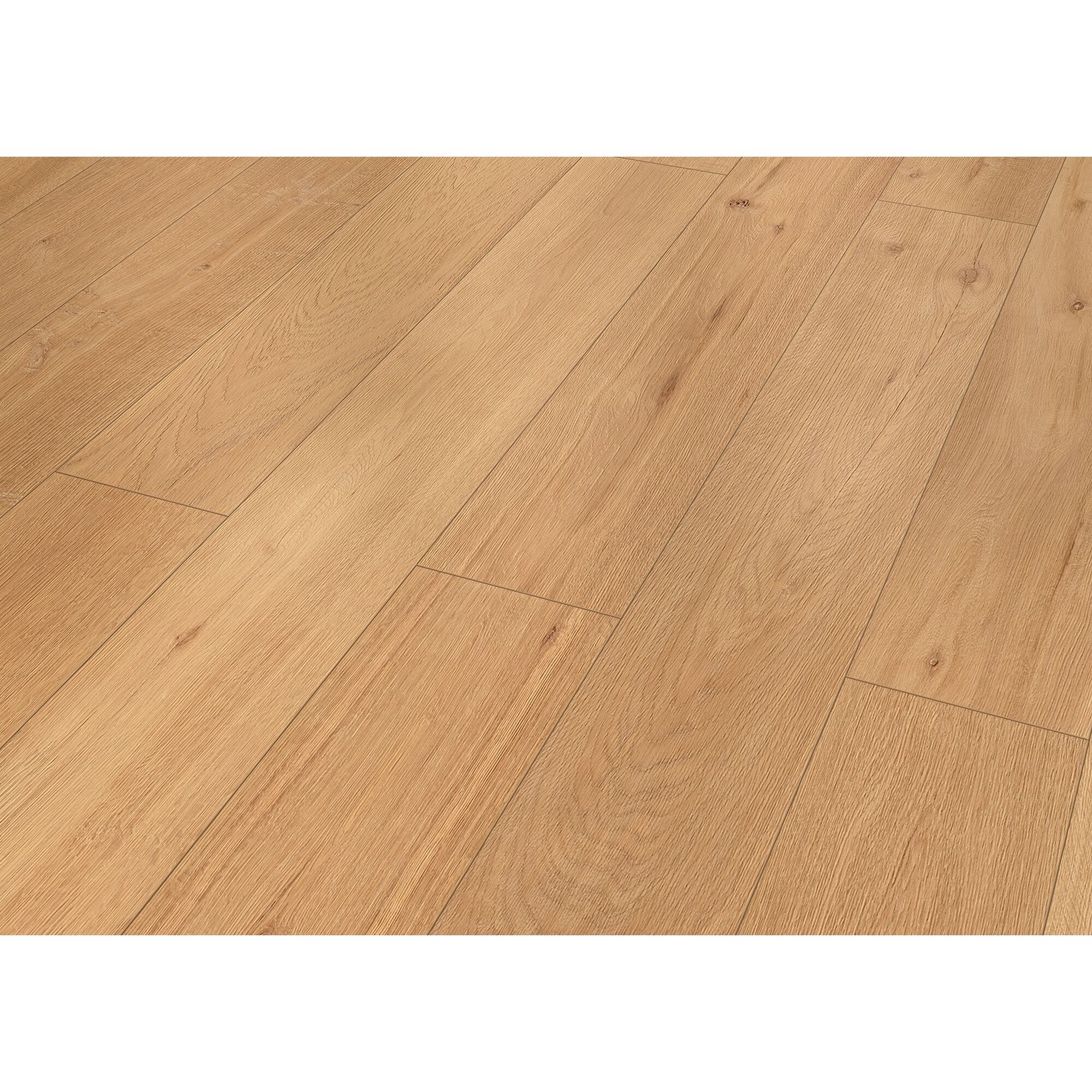 Heller Holzfußboden aus Traubeneiche