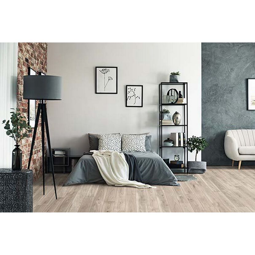 Vinylboden 'Greenvinyl' Eiche grau 4 mm